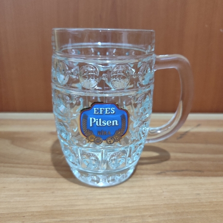 Efes Pilsen 0,5 lt Eski Dönem Kulplu Arjantin bardak