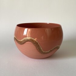 Globe Large / Coral / Cookie wave