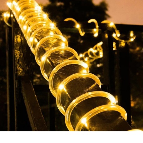 Solar Güneş Enerjili 10 Metre Neon Gün Işığı Şerit Flexible Dış Mekan Su Geçirmez