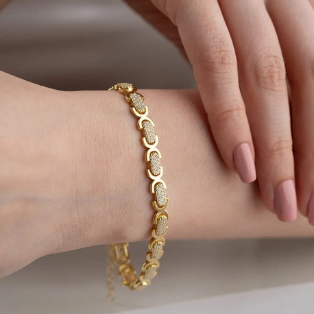 925 Ayar Gümüş Trend Model Bileklik