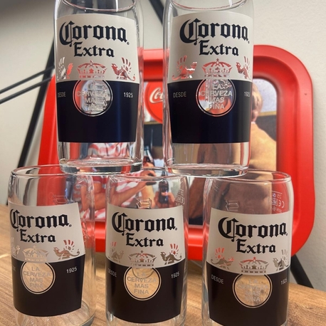 Corona Extra Özel Yapım Bardak 1 Adet Fiyatıdır