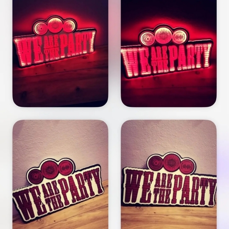 Desperados We Are Party Neon Led ışık Tabela 