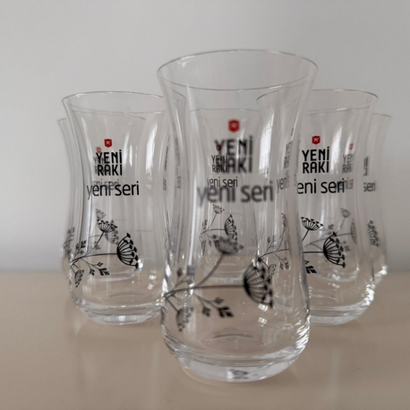 Yeni Rakı Yeni Seri Çay Bardağı 6 adet