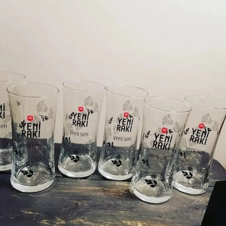 Yeni Rakı Yeni Seri Bardaklar 6 adet