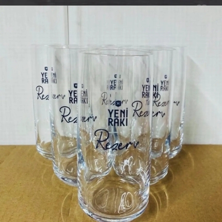 Yeni Rakı Rezerv Rakı Bardaklar 6 adet