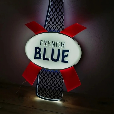 Kronenbourg Blanc Eyfel Led Işıklı Duvar Dekoru