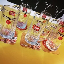 Tuborg Alman Mühürlü 50cl Arjantin Bira Bardakları 4 adet