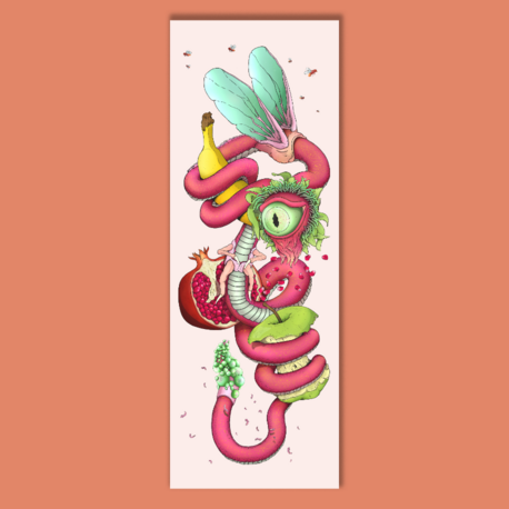 FRUITFLY DRAGON   16x45 cm