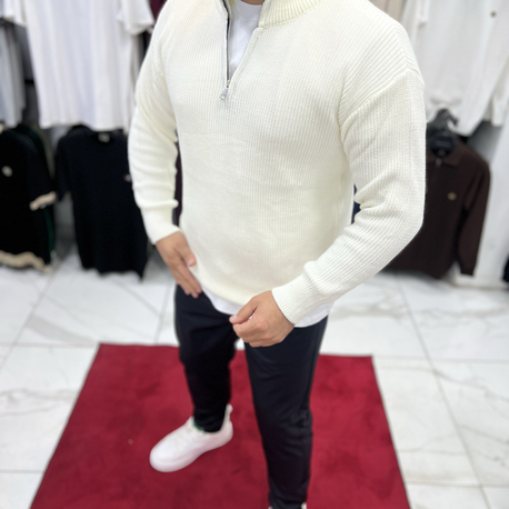 YARIM FERMUARLI TRİKO 