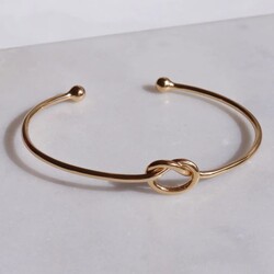 Gold Düğümlü Vip Bileklik