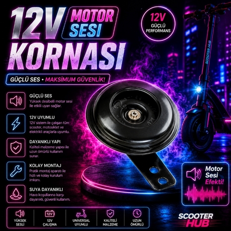 12V Motor Kornası