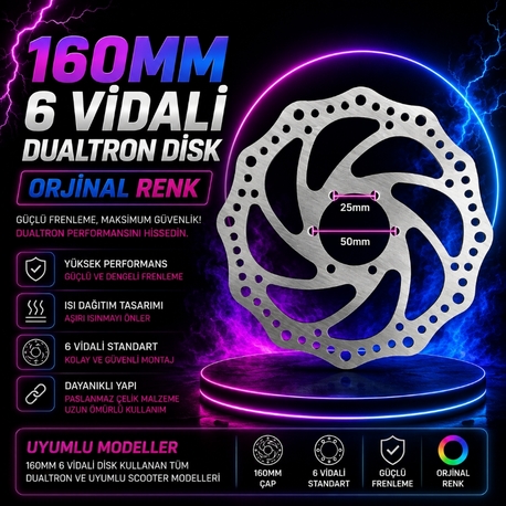 160MM Dualtron Disk Orjinal