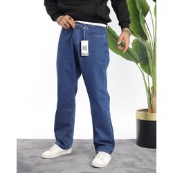 Lacivert Baggy Kot Pantolon 