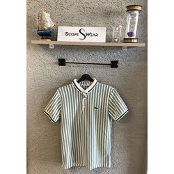 Lacoste Polo Yaka T-Shirt Yeşil Çizgili