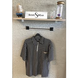Cep Detaylı Yarım Fermuar Polo Yaka T-Shirt