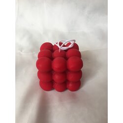 kırmızı bubble mum