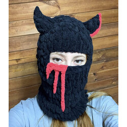 Kan detay Devıl Balaclava