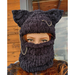 Black Panter Balaclava (aksesuarsızdır)