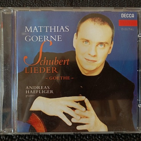 MATTHIAS GOERNE - ANDREAS HAEFLIGER CD ALBÜM.