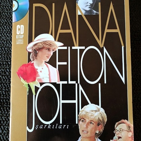 PRENSES DIANA ve ELTON JOHN ŞARKILARI. KİTAPCIK + CD İLE BERABER. 