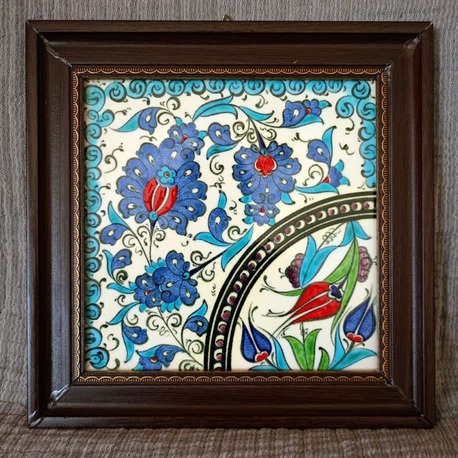 KÜTAHYA ÇİNİ EL İŞÇİLİĞİ KARO, HAND MADE.