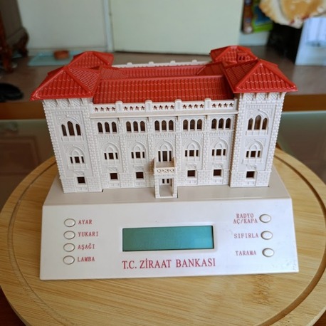 TÜRKİYE CUMHURİYETİ ZİRAAT BANKASI KUMBARA. DEKORATİF, KOLEKSİYONLUK.