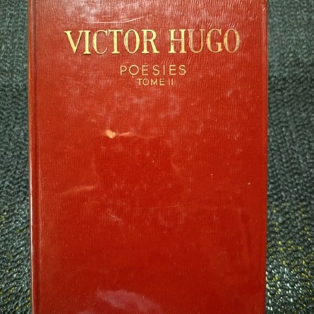 VICTOR HUGO POESIES TOME II - VICTOR HUGO ŞİİRLERİ CİLT II.