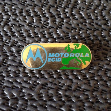 MOTOROLA ECID YAKA ROZETİ ÇOK NADİR.