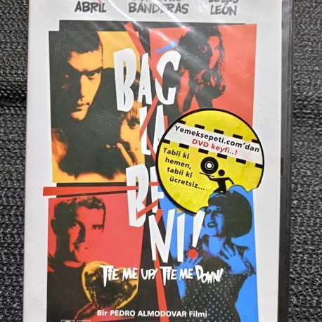 BAĞLA BENİ - Tie Me Up, Tie Me Down - SIFIR JELATİNDE. DVD