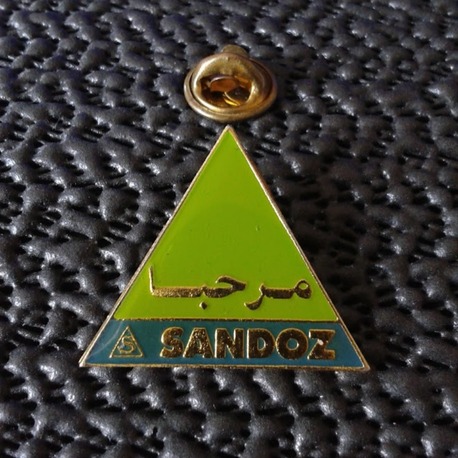 SANDOZ PIN ROZET. ÇOK NADİR.