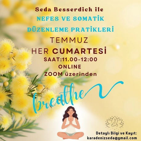 ONLINE AYLIK GRUP NEFES & SOMATİK DÜZENLEME DERSLERİ 