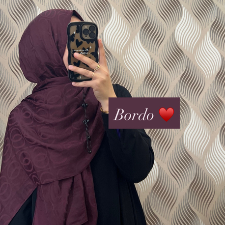 Bambunoor desen İpeksi pamuk kumaş şal ✨