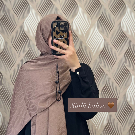 Bambunoor desen İpeksi pamuk kumaş şal ✨