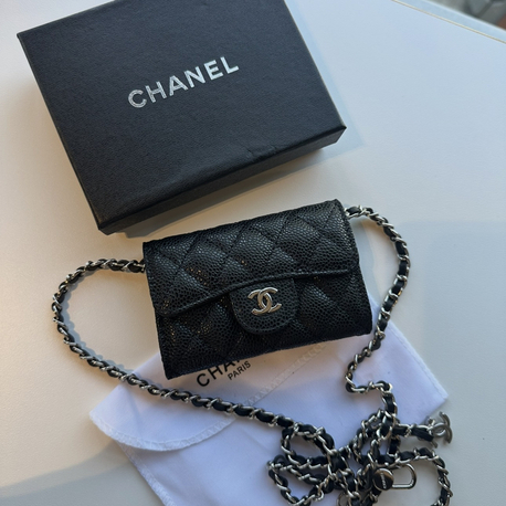 Chanel mini zincirli cüzdan ithal