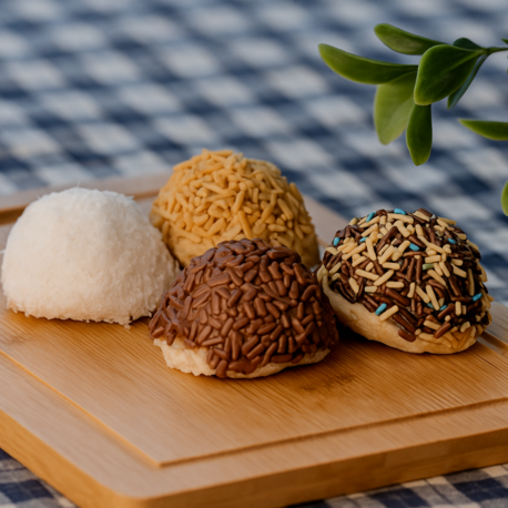Puf Kurabiye glutensiz sıcak havalardan kaynaklı sadece Hindistan cevizli yapıyoruz