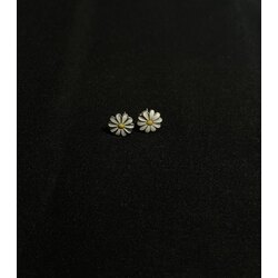 Papatya 925 Ayar Gümüş Küpe