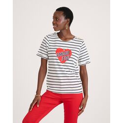 Naf Naf Oakary T-Shirt Donna A Maniche Lunghe – Camicia Fluida Leggera, Taglio Morbido, Stile Francese - 3