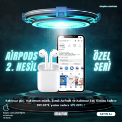 AirPods 2. Nesil Logolu Özel Seri