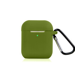 APPLE AİRPODS 2. NESİL BASİC YEŞİL SİLİKON KILIFI