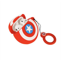 Apple Airpods 2. NESİL Captain America Silikon Kılıf