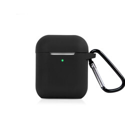 APPLE AİRPODS 2. NESİL BASİC BLACK SİLİKON KILIFI 
