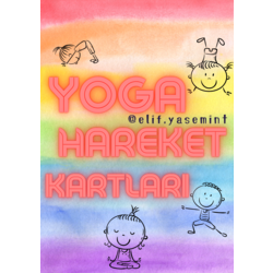 yoga hareket kartları - dijital ürün (pdf)