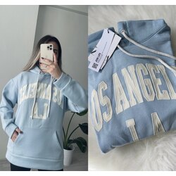 Zara Mavi Los Angeles Sweatshirt 