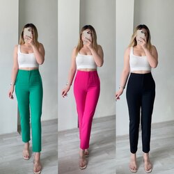 Zara Ultra Yüksek Bel Pensli Pantolon