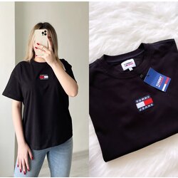 Tommy Siyah Unisex Tshirt