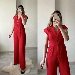 Zara Kırmızı Tulum
