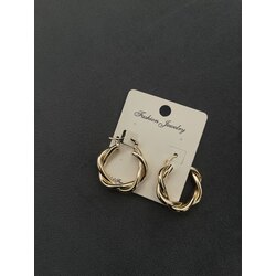 Burgu Gold Halka Küpe