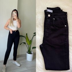 Zara Ultra Yüksek Bel Siyah Skinny Jean