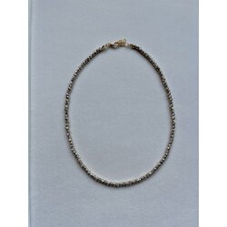 Gold/Silver Zirkon Kolye