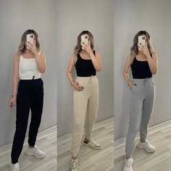 2 İplik Jogger Eşofman Altları(Renk Seçimi Yapın.)